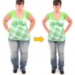chudnutie žena - pred a po